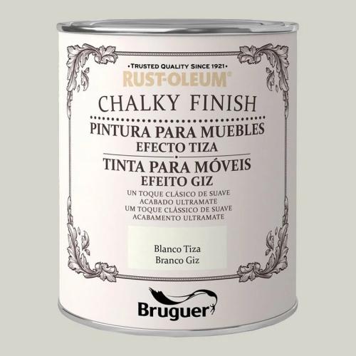 Rust-Oleum Chalky Finish Móveis Branco Giz 0,125l.