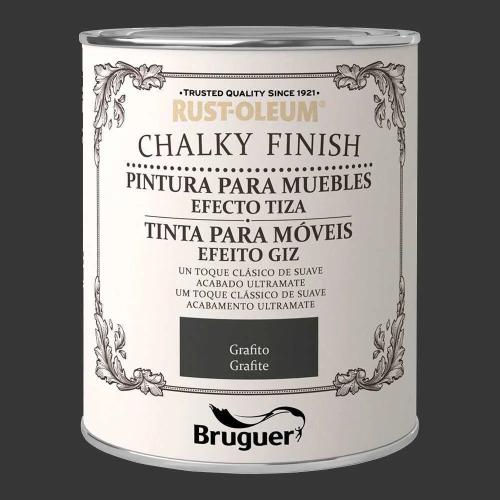 Tinta Para Móveis Chalky Paint 0.75l Grafite Giz
