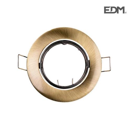 Aro Regulavel para Lamp. Halogena Ouro Velho Edm