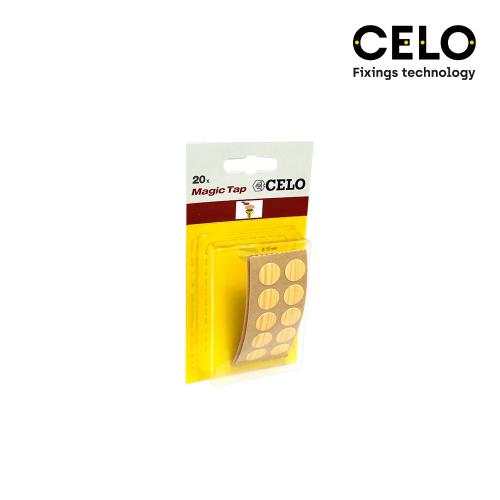 Caixa 10 Blisters 20 Unid. Tampa Adesiva Din/Ref Mtap Ø 13mm Core Pinheiro Celo