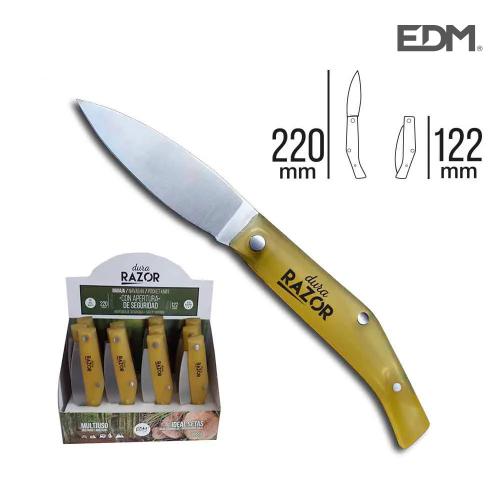 Navalha com Cabo de Plástico de 220mm. Edm Euro/U