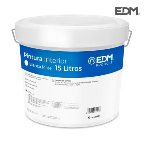 Edm Tinta Interior Branca Mate - 15 L