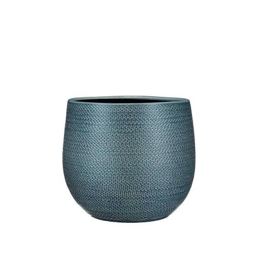 Vaso Gabriel Redonda Azul 29x25cm