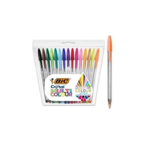 Conjunto de Canetas de Tinta Bic Cristal