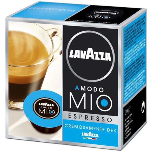 Cápsula Lavazza Cremosamente Dek para Cafeteras a Modo Mio/ Caja 16