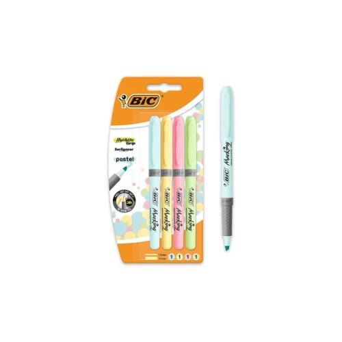 Marcadores Fluorescentes Bic Highlighter Grip 4uni