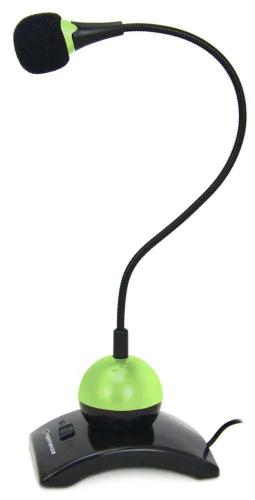 Microfone Esperanza Eh130g Chat Preto / Verde