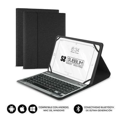 Capa Com Teclado 10.1" Subblim Pro - Preto