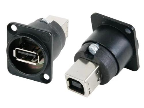 Neutrik - Black Reversible Usb Gender Changer (Ty.