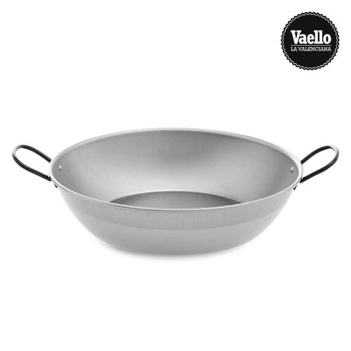 Prato De Paella De Aço Polido De 50cm Vaello