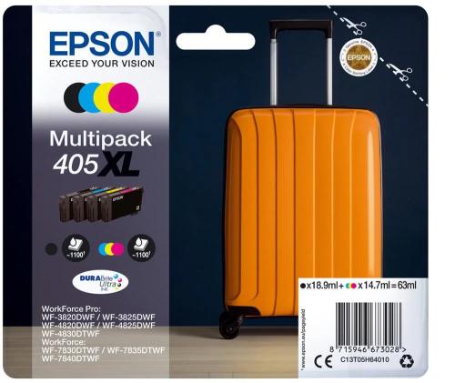 Epson 405xl Durabrite Ultra, Tinta à Base de Pigm.
