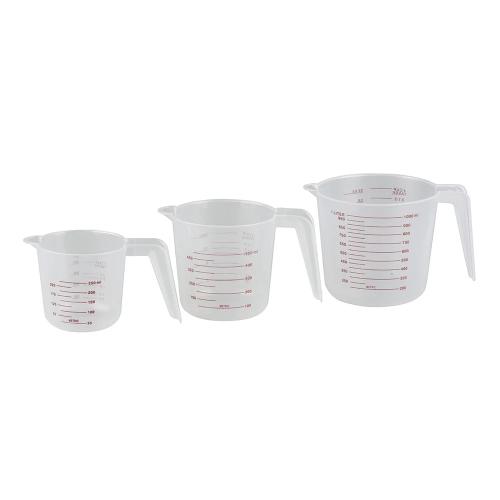 Conjunto De 3 Jarras De Medição 250/500/1000 Ml