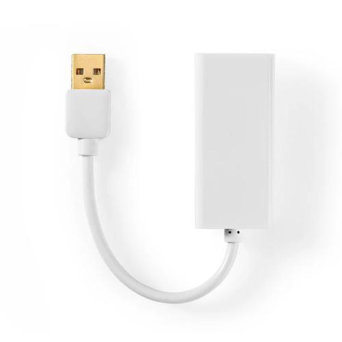 Adaptador Usb 2 - Usb-a Macho Rj45 Fêmea 100 Mbps
