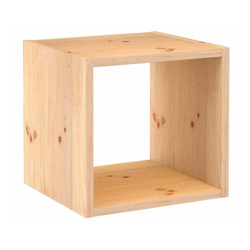 Estante Modular 1 Cubo Pinho Maciço