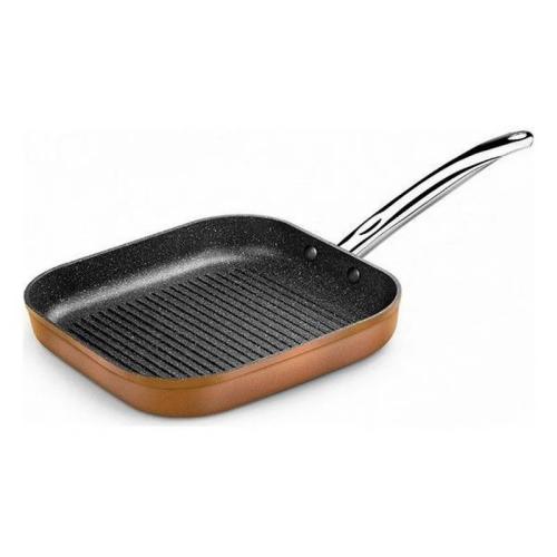 Frigideira Assadora com Riscas Monix M740030 Grill 28 Cm Alumínio Alumínio Forjado 4 Peças