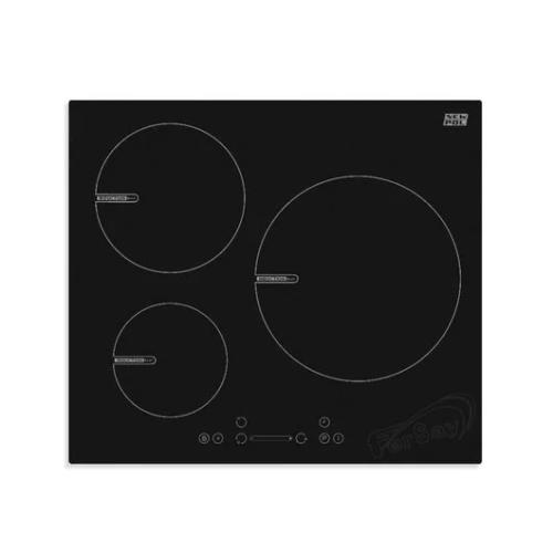 Vitroceramica Zanussi induccion 3 focos , 60 cm, .