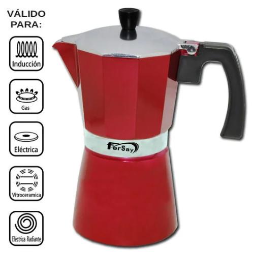 Cafetera Italiana Induccion Y Resto de Fuegos, Fe.