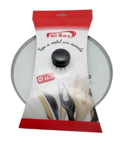 Tapadera universal de cristal para cacerolas; dia.
