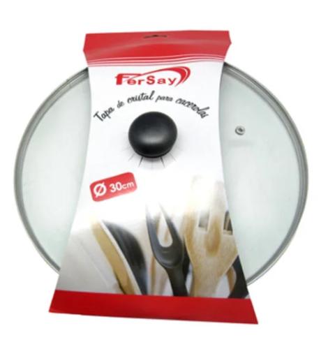 Tapadera universal cristal para cacerolas; diamet.