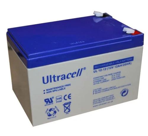 Bateria de plomo 12V-12A, medidas 150 x 95 x 98 mm