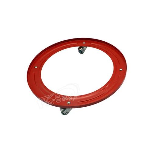 Suporte de ferro circular para cilindro de butano.