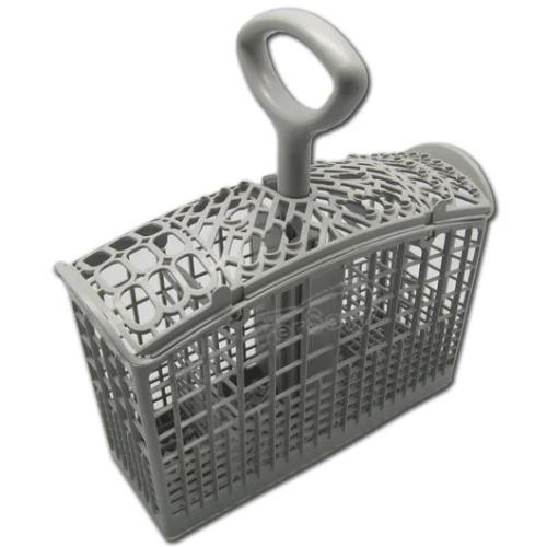 Cesta cinza coberta para maquina de lavar loica F.