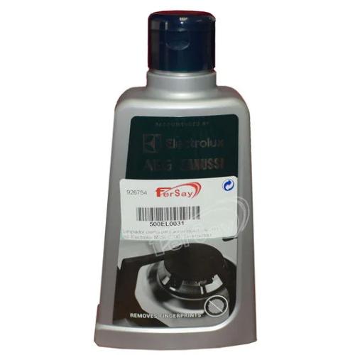 Limpiador especial para acero inoxidable y cromo,.