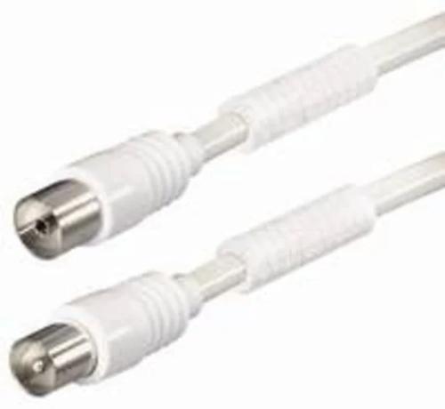 Cable ANT. iec blanco 2M con ferrita de absorcio n