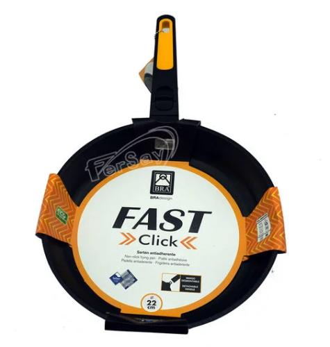 Sarten Terra - Bra 30 cm diametro; Teflon ecologi.