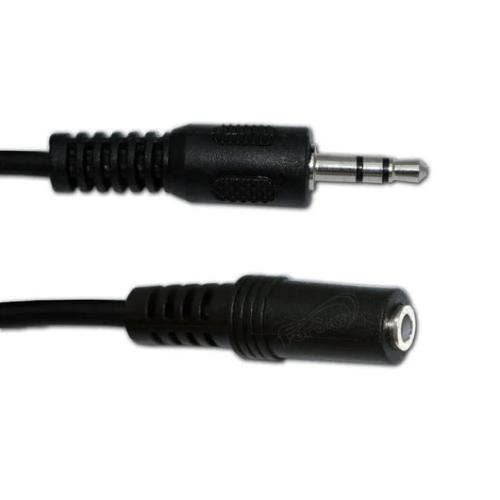 Cabo Conexão Jack Macho 3,5 Para Jack Fêmea 3,5