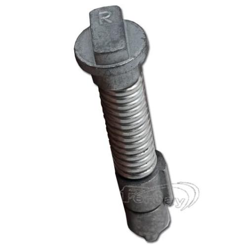 Cubierta metalica de bisagra para cristal de c oc.