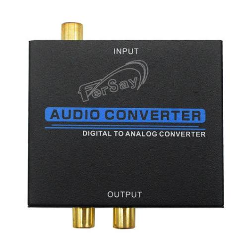 Convertidor audio de senal digital a analogica