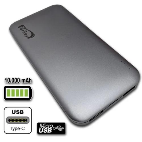 Bateria externa POWERBANK 10000 mah. gris marengo