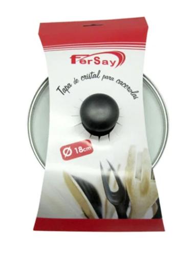 Tapa cristal cacerola 18 cm diametro