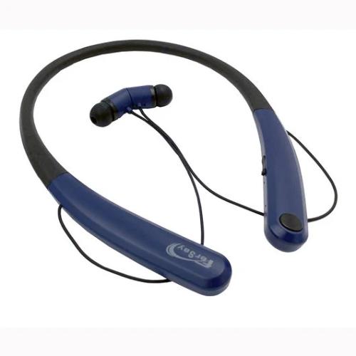 Auricular Neckband Bluetooth Azul Imantado