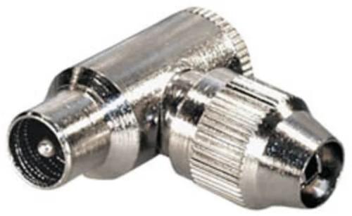 CONECTOR COAXIAL MACHO ACODADO METALICO