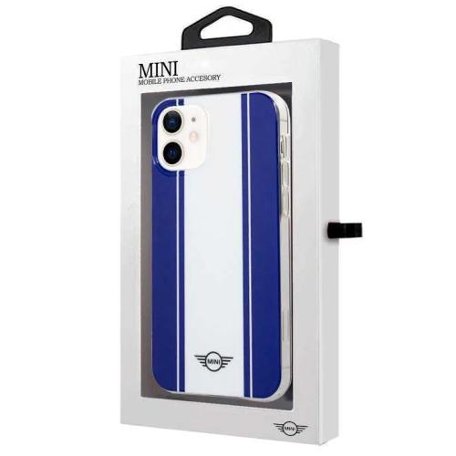Capa Cool para iPhone 12 Mini Mini Cooper License Blue-White