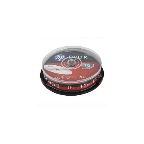 Pack 10 Dvd+r Hp 16x 4.7gb