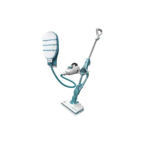 Black & Decker 9in1 Steam-Mop Upright Steam Cleaner 0.5 L Turquoise White 1300 W