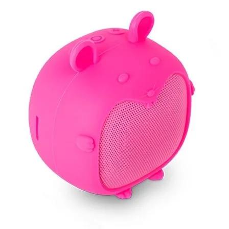 Spc Coluna Bluetooth Sound Pups - Rosa