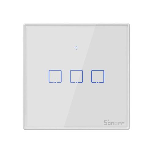 Interruptor Inteligente Wifi + Rf 433 Sonoff T2