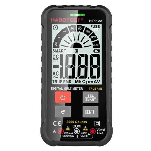 Digitální Univerzální Multimetr Habotest Ht112a True Rms