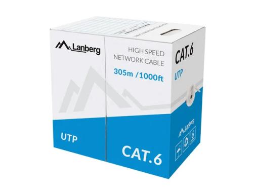 Cabo Utp Cat.6 305m 10cc Cinza Lanberg