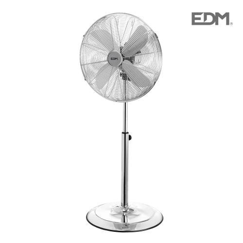 Ventoinha Pé com Base Circular Cromado 60w Asp.