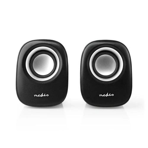 Altavoz de Pc | 2.0 | 12 W | 3.5 Mm Macho | Alimentado Por Usb | Control de Volumen