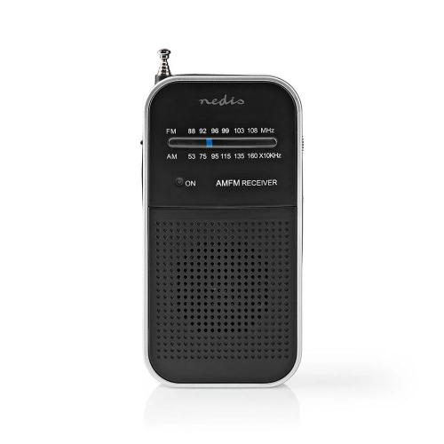 Rádio Fm / Am 1.5 W Tamanho do Bolso Prata .