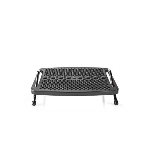 Apoio Para Os Pés Ergonômico Metal Preto