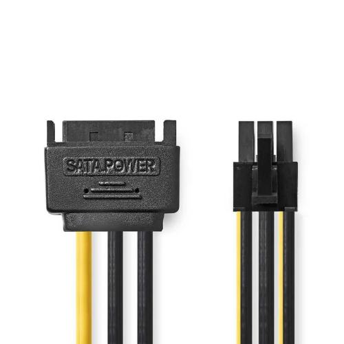 Cabo De Energia Interno Sata 15 Pinos Macho - P.