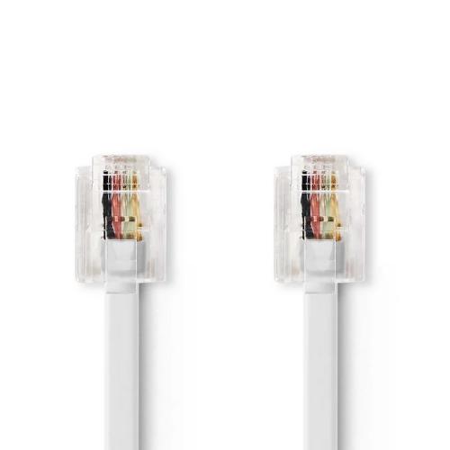 Cabo Telefone Rj11 (6P4C) Femea Para.