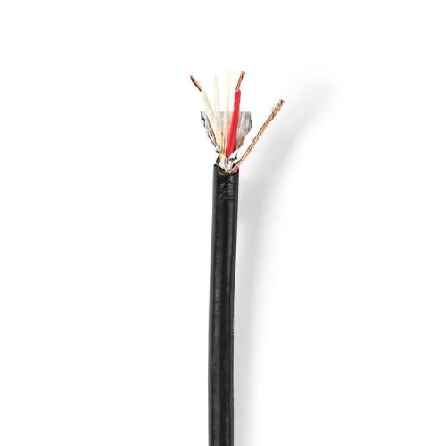 Cabo de Microfone 2x 0.35 Mm2 100 M Carrete.